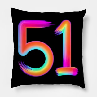 brushed 51 Pillow