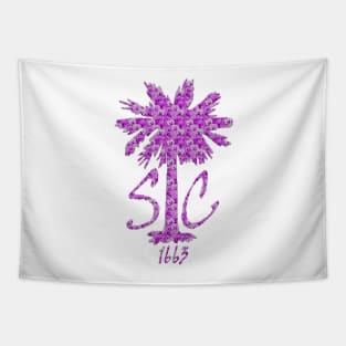 Pink SC Palm Tapestry