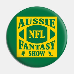 Aussie NFL Fantasy Logo Pin