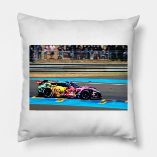 Chevrolet Corvette C7-Z06 no50 24 Hours of Le mans 2017 Pillow