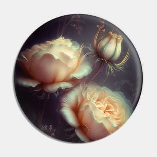 Iridescent pastel roses 9 Pin