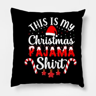 This Is My Christmas Pajama Shirt Pillow