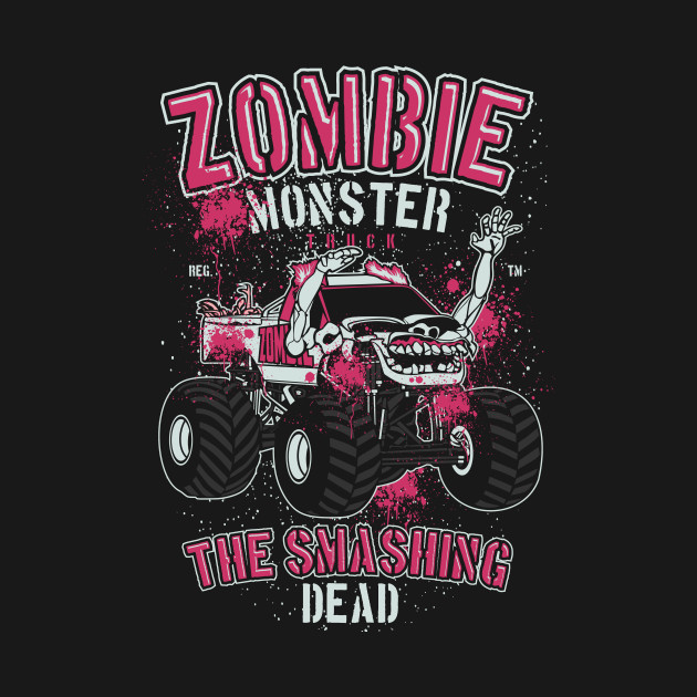 Zombie Monster Truck Zombie Hoodie Teepublic