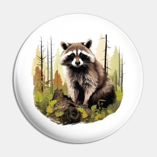 Raccoony Cuteness Pin