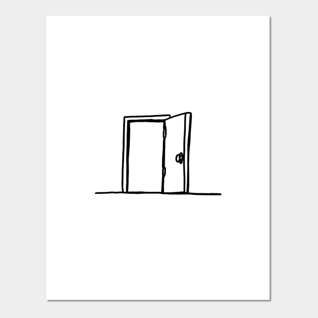 Open Door Door Posters And Art Prints Teepublic
