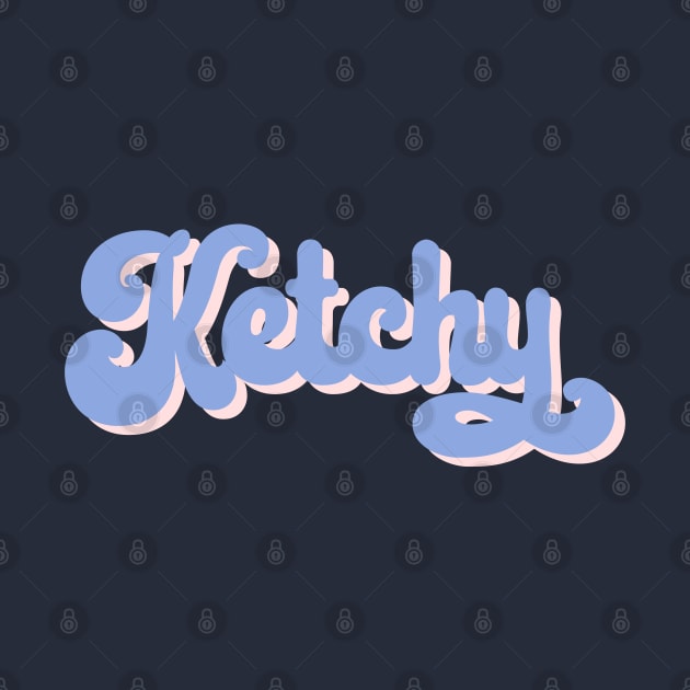 Rocket punch Ketchy typography by Oricca