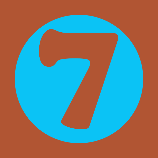 Number Seven #7 by n23tees