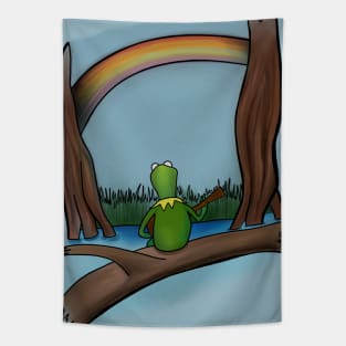 The Rainbow Connection by Kermit the Frog Tapestry