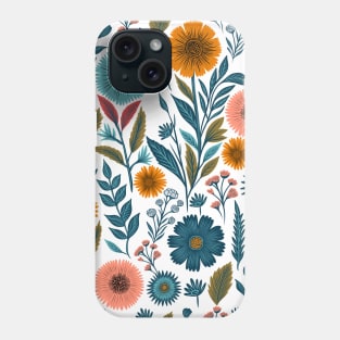 Colorful flowers Phone Case