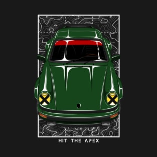 Porsche 930 Turbo in Green T-Shirt