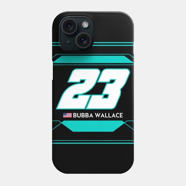 Bubba Wallace #23 2023 NASCAR Design Phone Case by AR Designs 