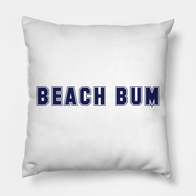 ‘Beach Bum’ Pillow by CuteTeaShirt