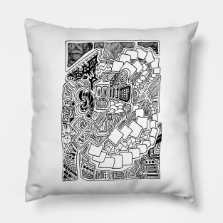 whirling thoughts Pillow