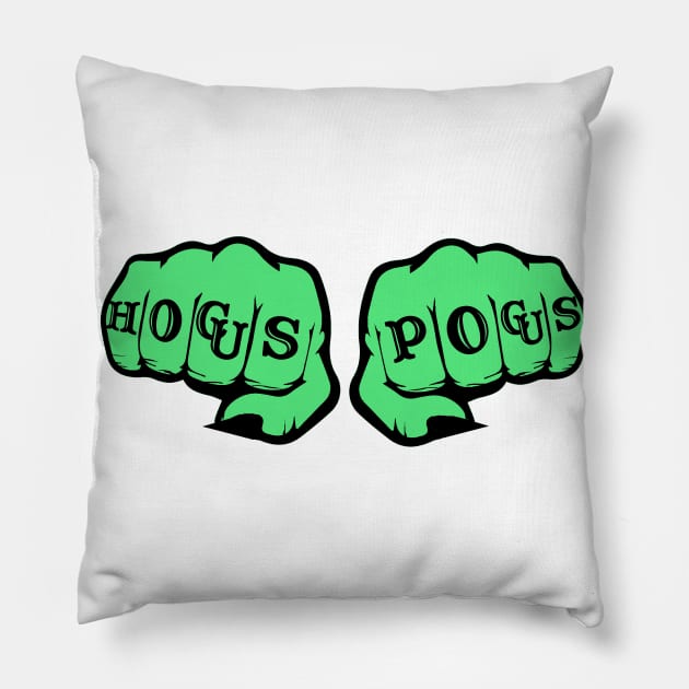 Knuckle Up Witches! Pillow by zachattack