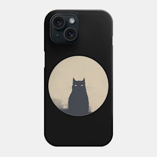 cat silhouette Phone Case