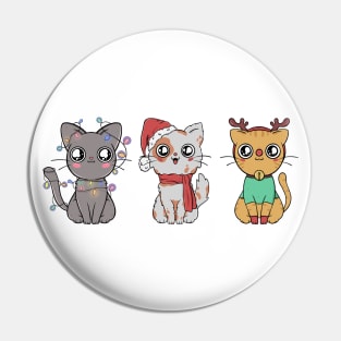 Christmas cats Pin