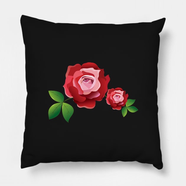 Classic Rose Pillow by ACGraphics