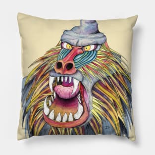 Angry ape Pillow