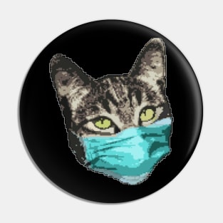 covid cat Pin