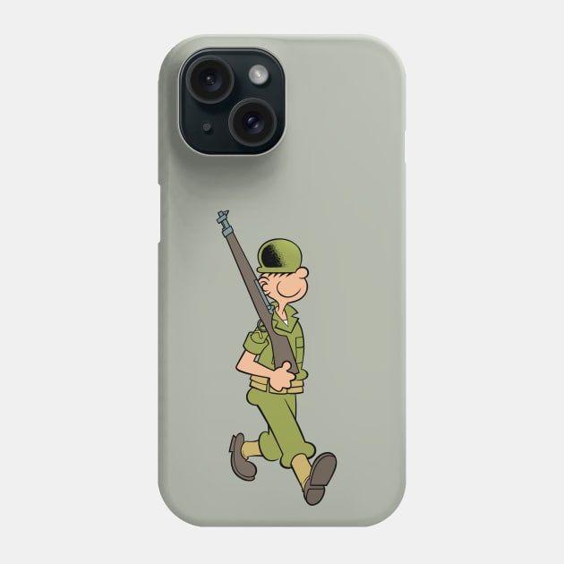 Marching at Camp Swampy Phone Case by DCMiller01