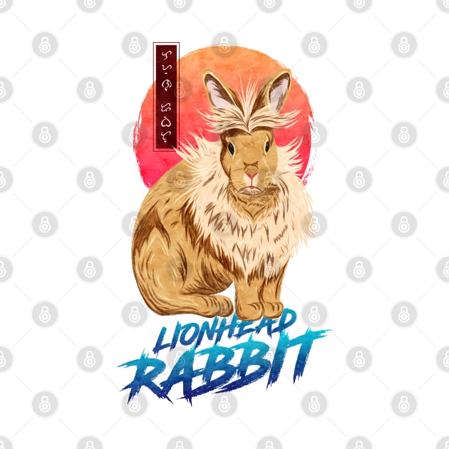 Lionhead Rabbit - White by Thor Reyes