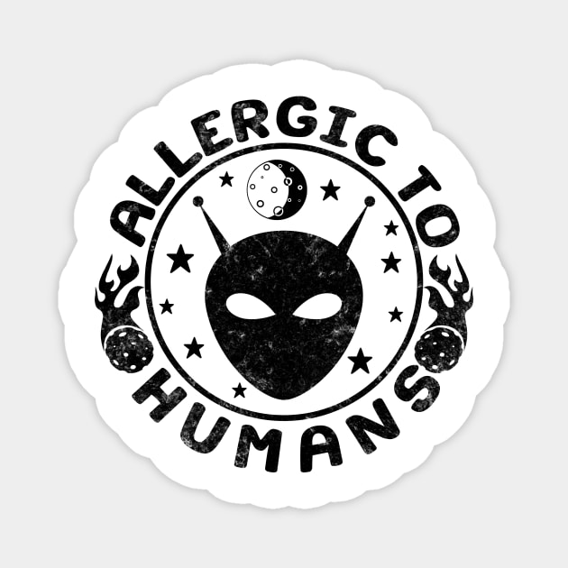 Allergic to Humans Magnet by Mesyo