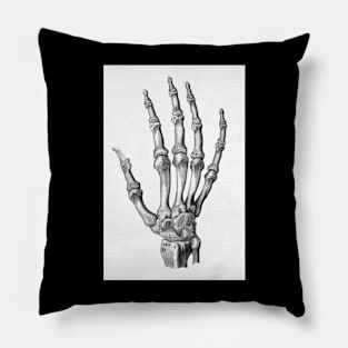 Skeleton Hand Pillow