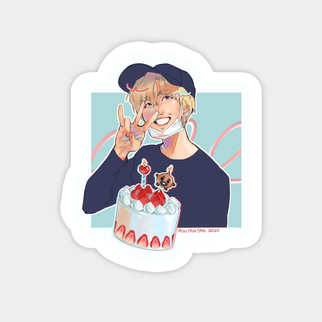 Happy Birthday Yoongi Magnet by Rou_tan_tan