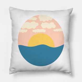 Sunset/Sunrise Design Pillow