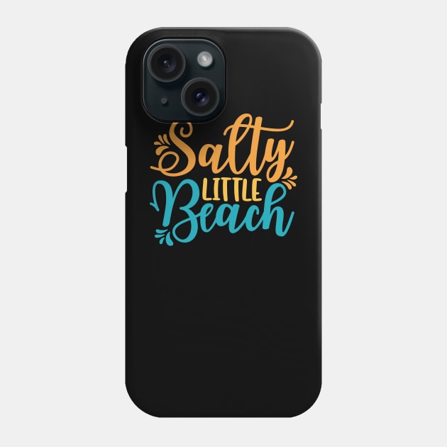 Salty Little Beach Phone Case by kangaroo Studio