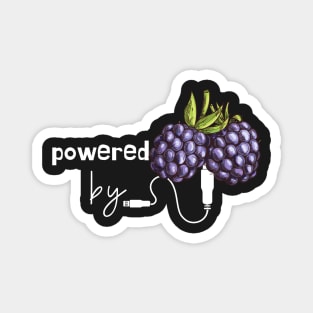 Powered by Blackberries Magnet