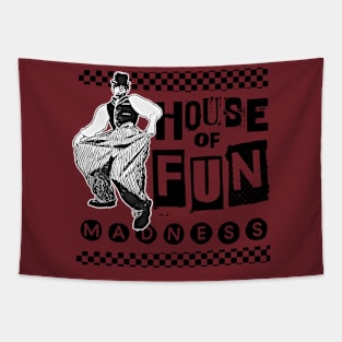 House fun The retro Tapestry