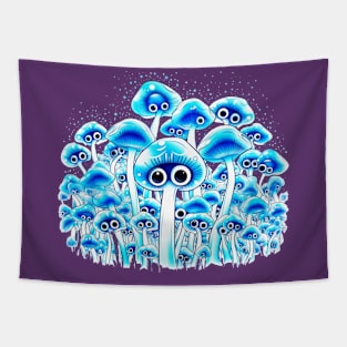 Blue Cuties Tapestry