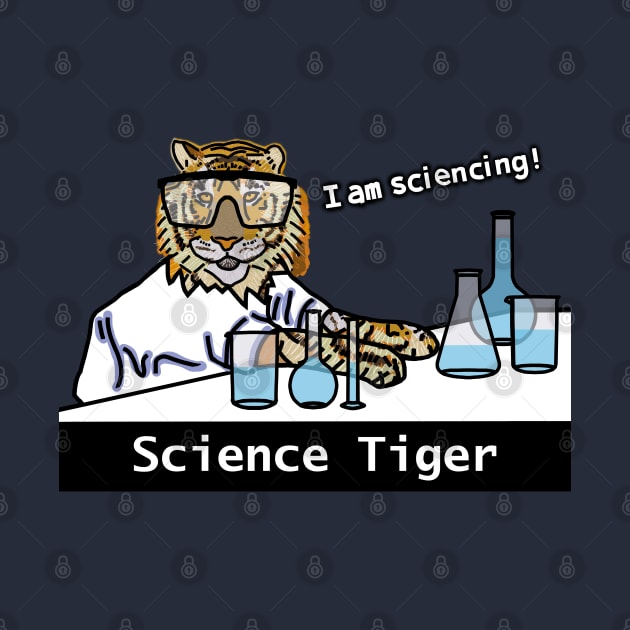 Science Tiger Pure Sci Fi by ellenhenryart