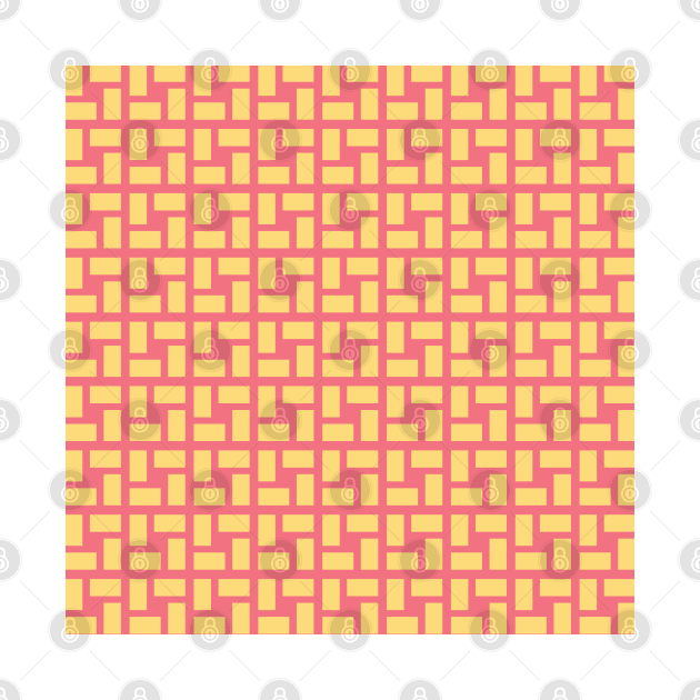 Rectangular Seamless Pattern - Floor Tiles Inspired 002#002 by jeeneecraftz