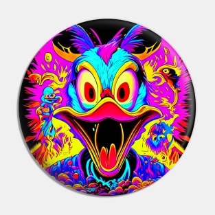 "Psychedelic Haunts: Unique and Colorful Halloween Horrors" Pin