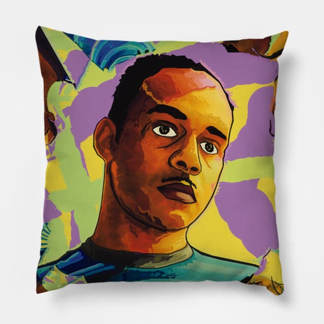 Ralph Ellison Pillow by Exile Kings 