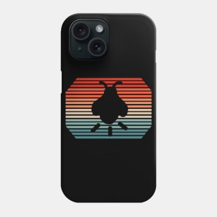 Retro firefly glowing Lampyridae design Phone Case