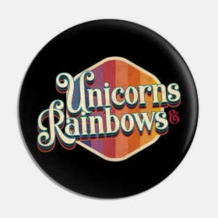 Retro Unicorn Pin