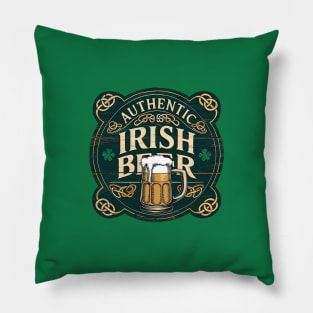 Authentic irish beer Pillow