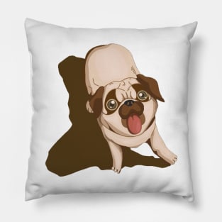 Cute Pug Pillow