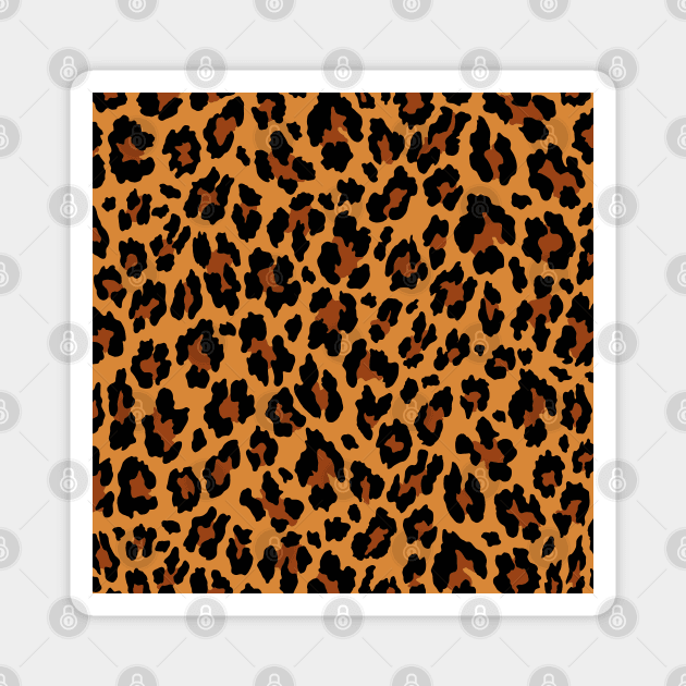 Classic Leopard Print Magnet by gnomeapple