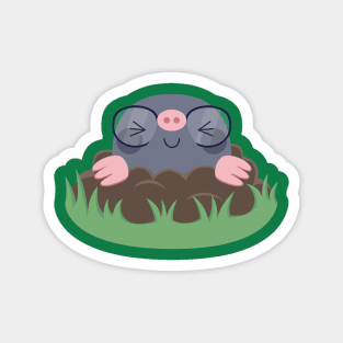 Cute little moles Magnet