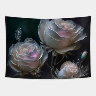 ridescent pastel roses2 Tapestry