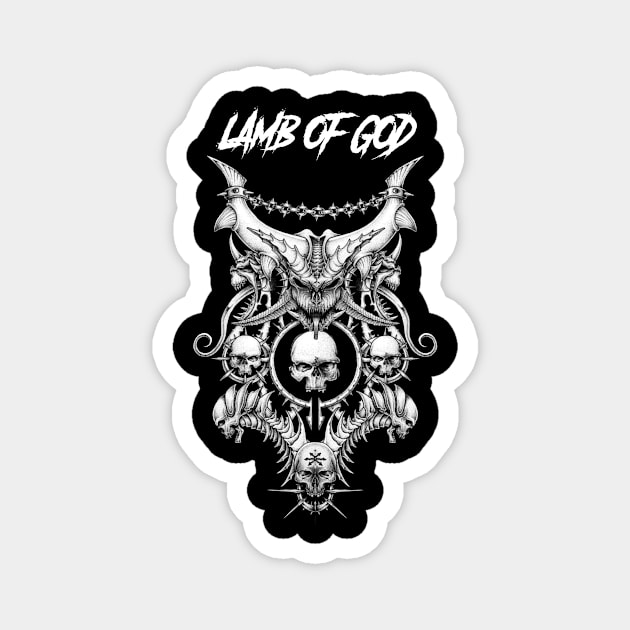 LAMB OF GOD BAND Magnet by Pastel Dream Nostalgia