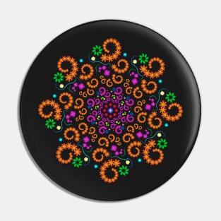 colorful floral pattern Pin