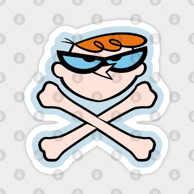 DEXTER'S LABORATORY JOLLY ROGER - 2.0 Magnet by KERZILLA