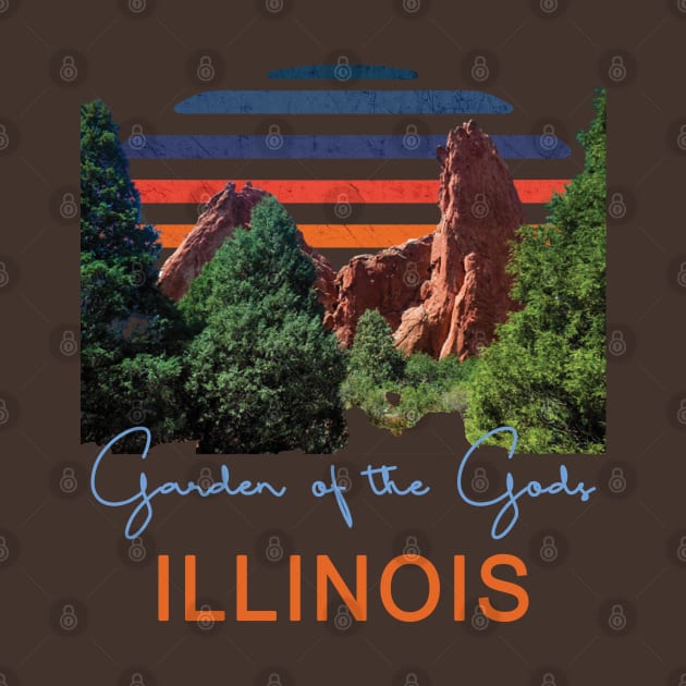 Garden of the gods, Illinois by TeeText