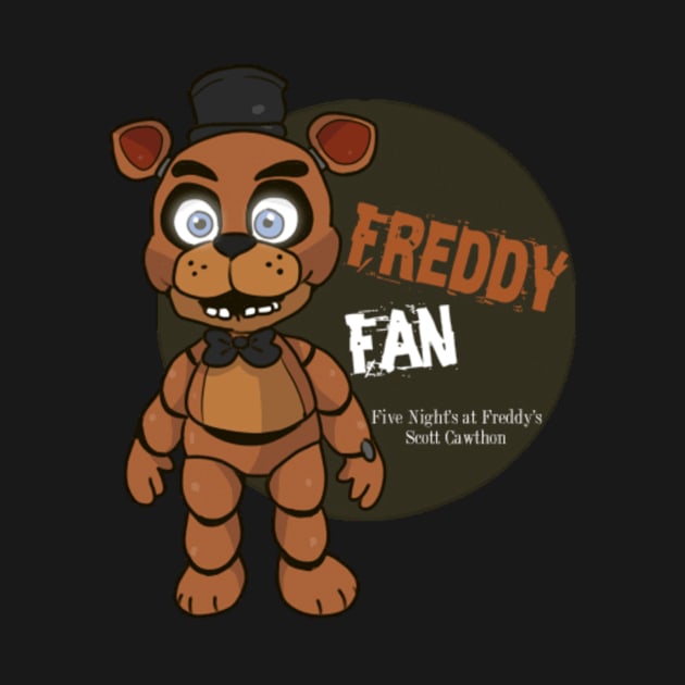 Five Night's at Freddy's Freddy Fan T-Shirt by Ready4Freddy