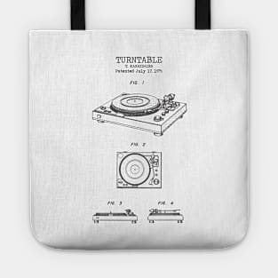 TURNTABLE patent Tote